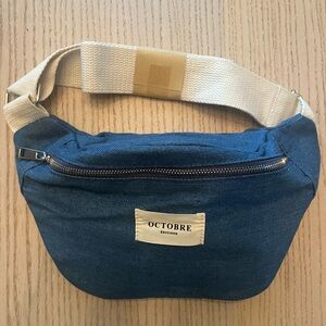 New Octobre Blue Denim Belt Bag